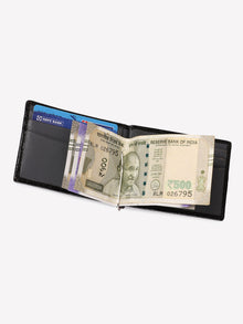 Croc-Embossed Leather Wallet