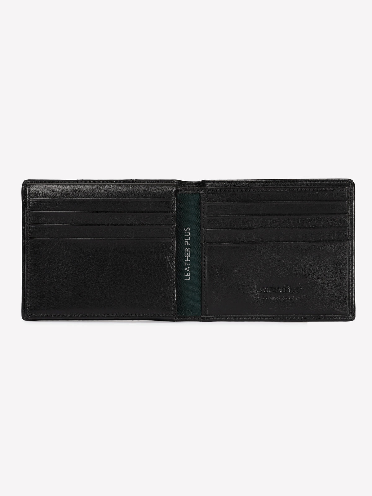 Dual-Texture Leather Wallet