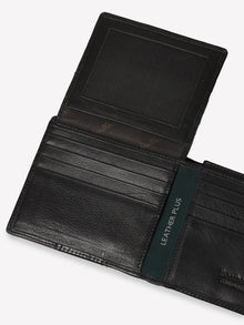Dual-Texture Leather Wallet
