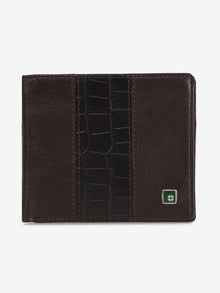 Dual-Texture Leather Wallet