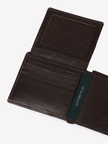 Dual-Texture Leather Wallet