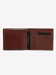 Intricate-Texture Leather Wallet