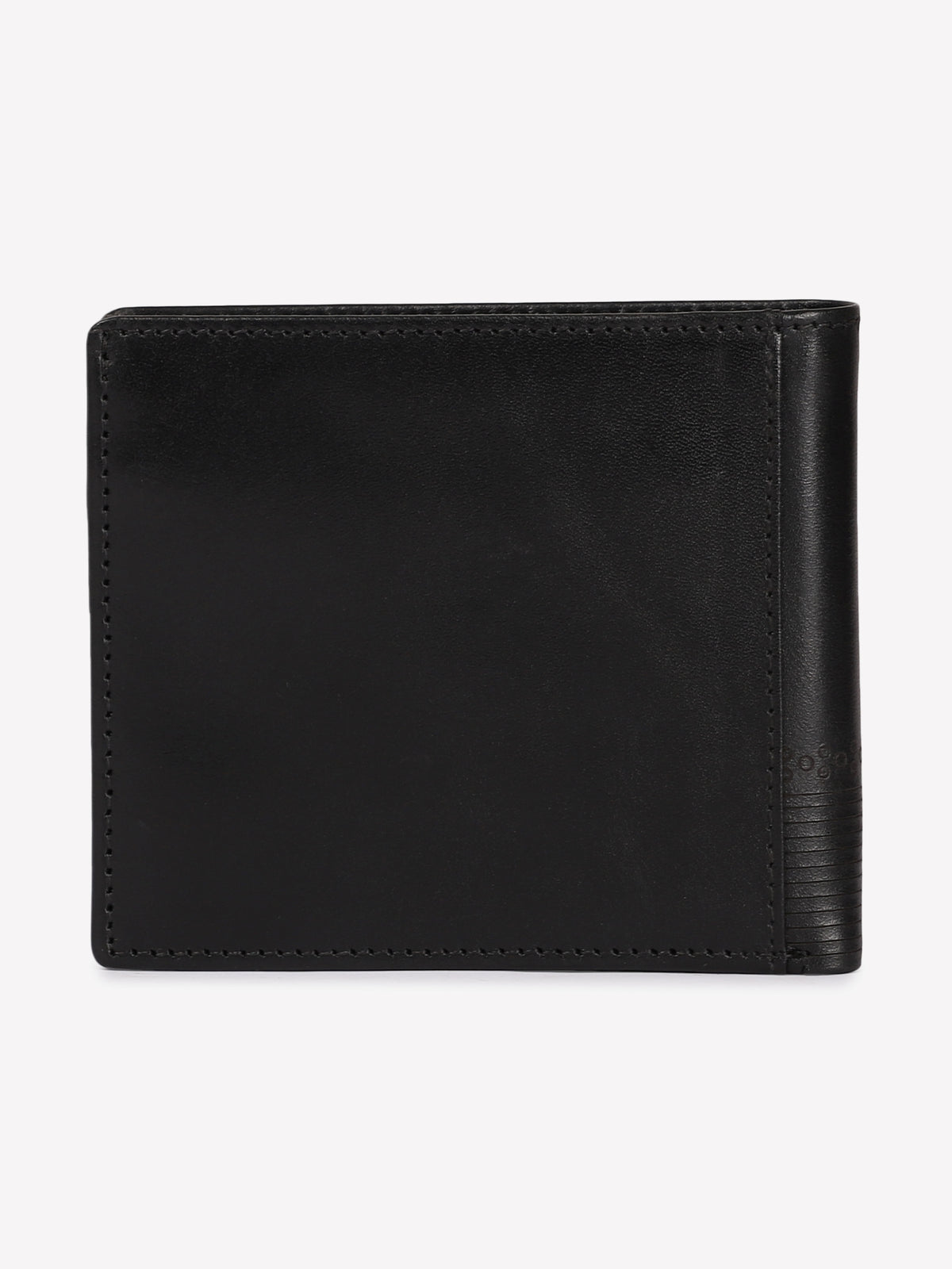 Intricate-Texture Leather Wallet