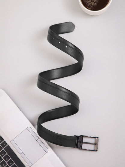 Men Reversible Belt XLRB-179 Black