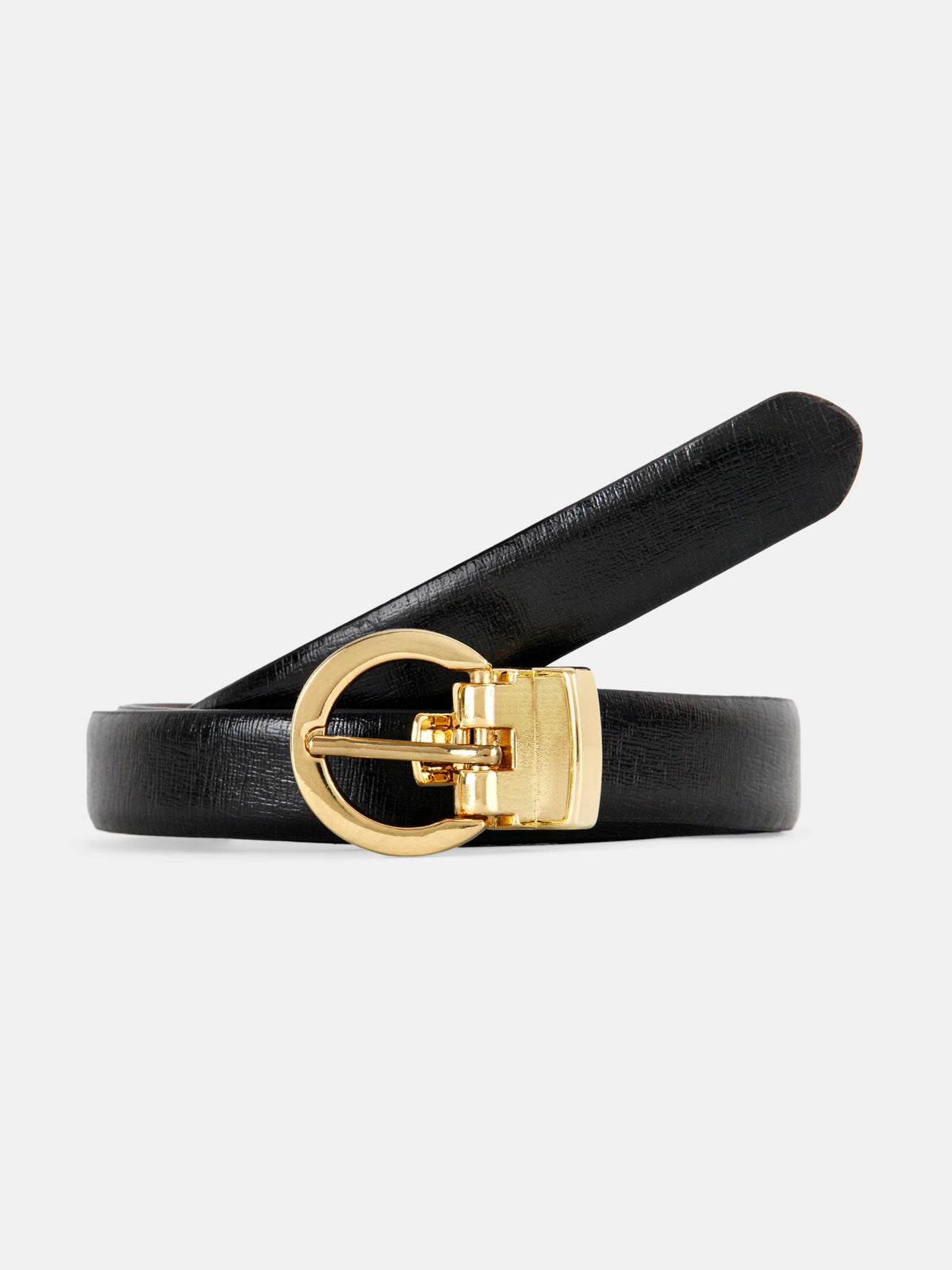 Signature Reversible Leather Belt