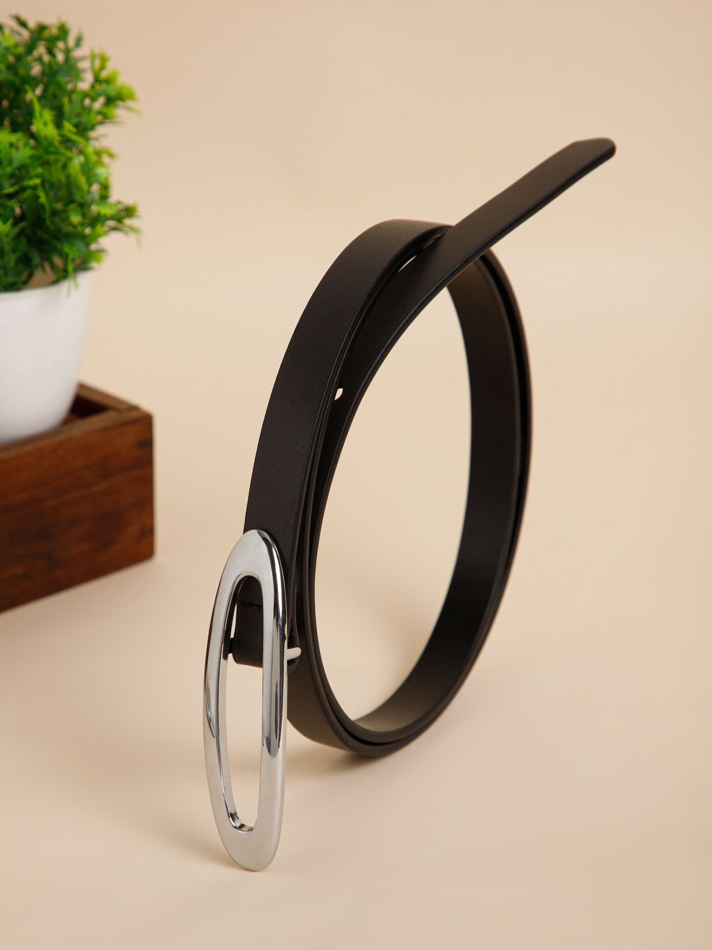 Sleek Ladies Belt LBSB-2011 C Black