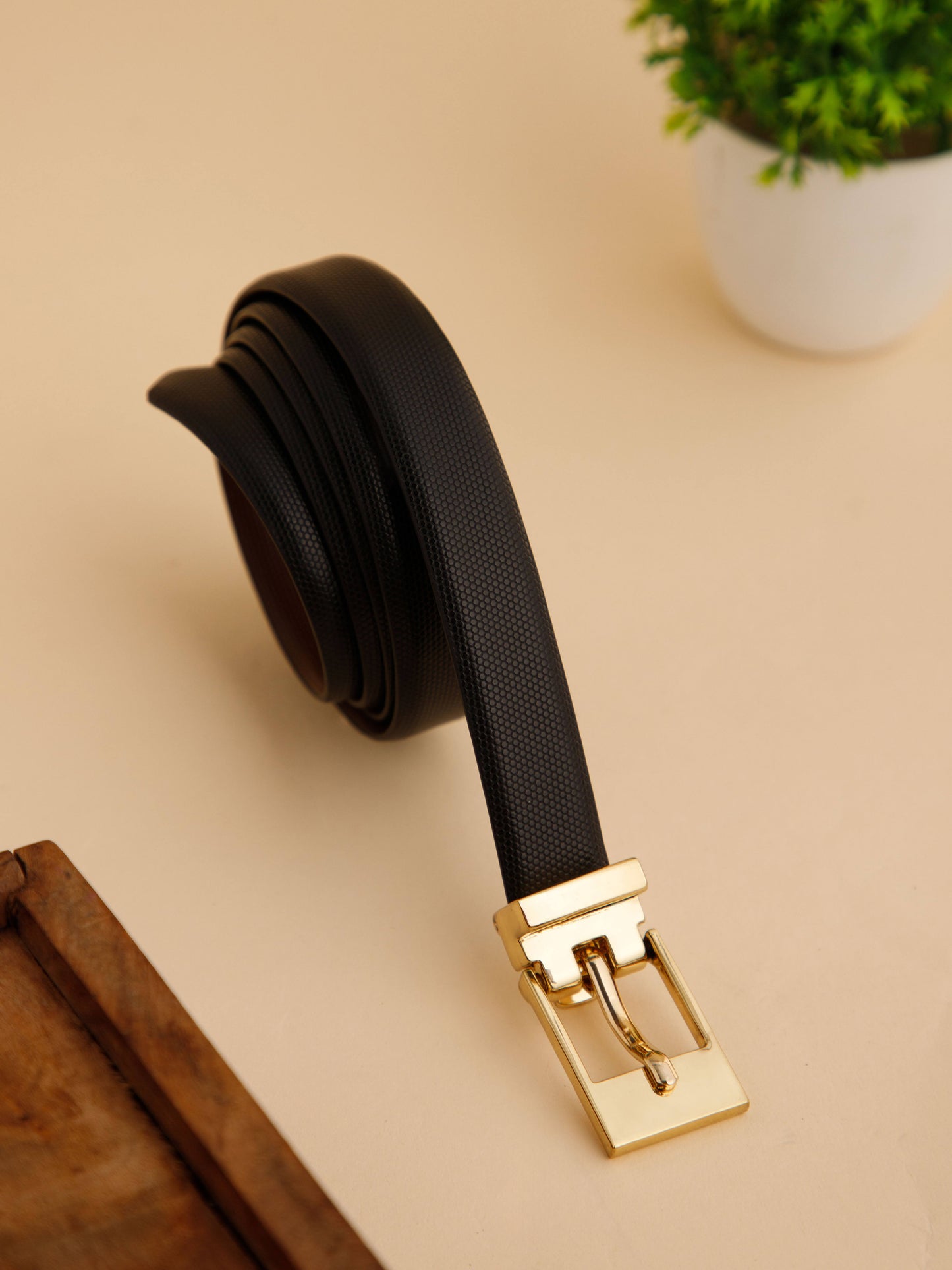 Lizard Print Reversible Ladies Belt LBRB-2219 G