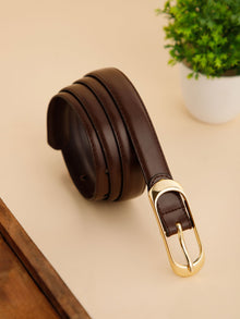 Center-Pin Leather Belt