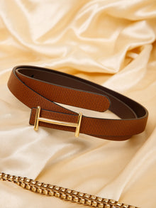 Saffiano Leather Belt