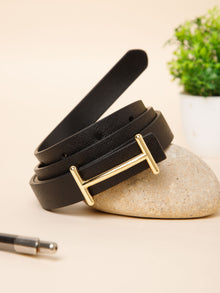 Saffiano Leather Belt