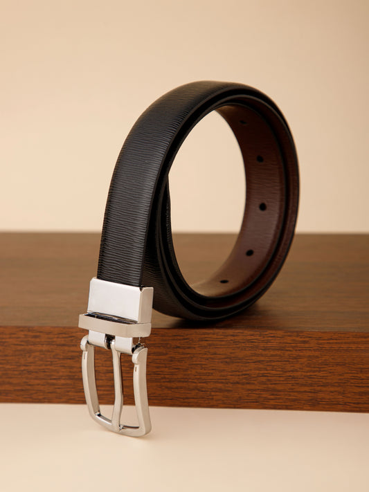 Elegant Reversible Ladies Belt LBRB-2722 G Black