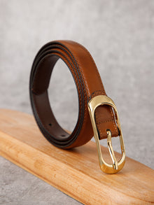 Center-Pin Leather Belt