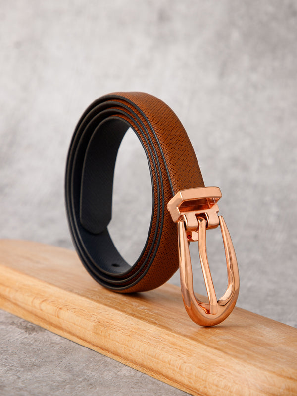 Chic Reversible Leather Belt