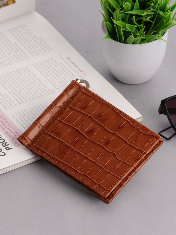 Croco Men Wallet CR-8001 Tan