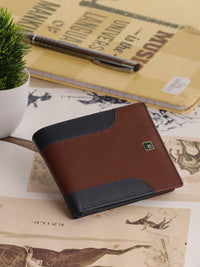 Multi Textured Men Wallet CR-7001 Brown