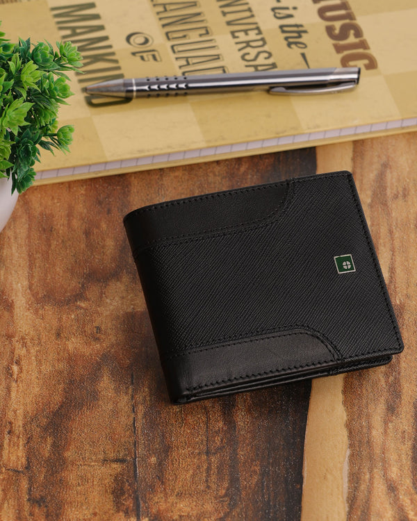 Multi-Texture Leather Wallet