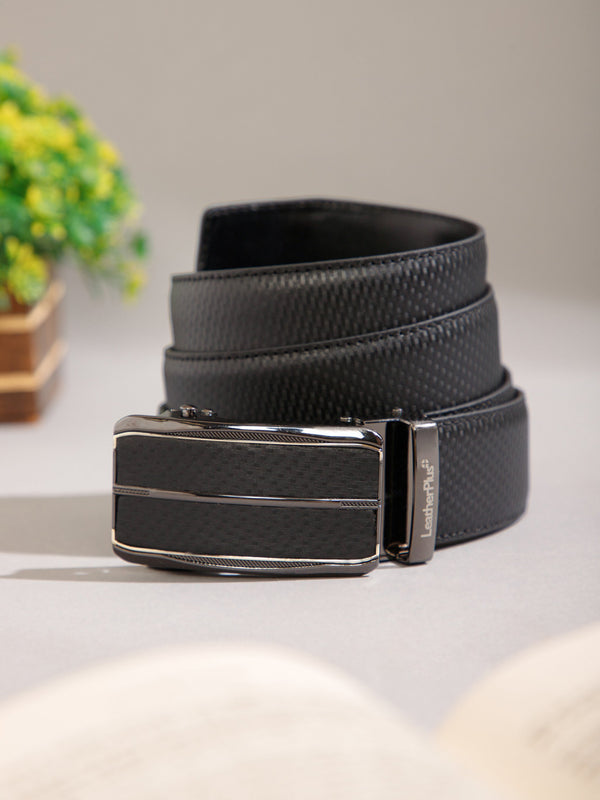Men Autolock Belt AL-9712 Black