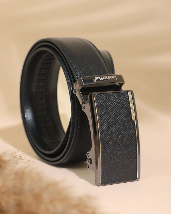 Contemporary Autolock Leather Belt