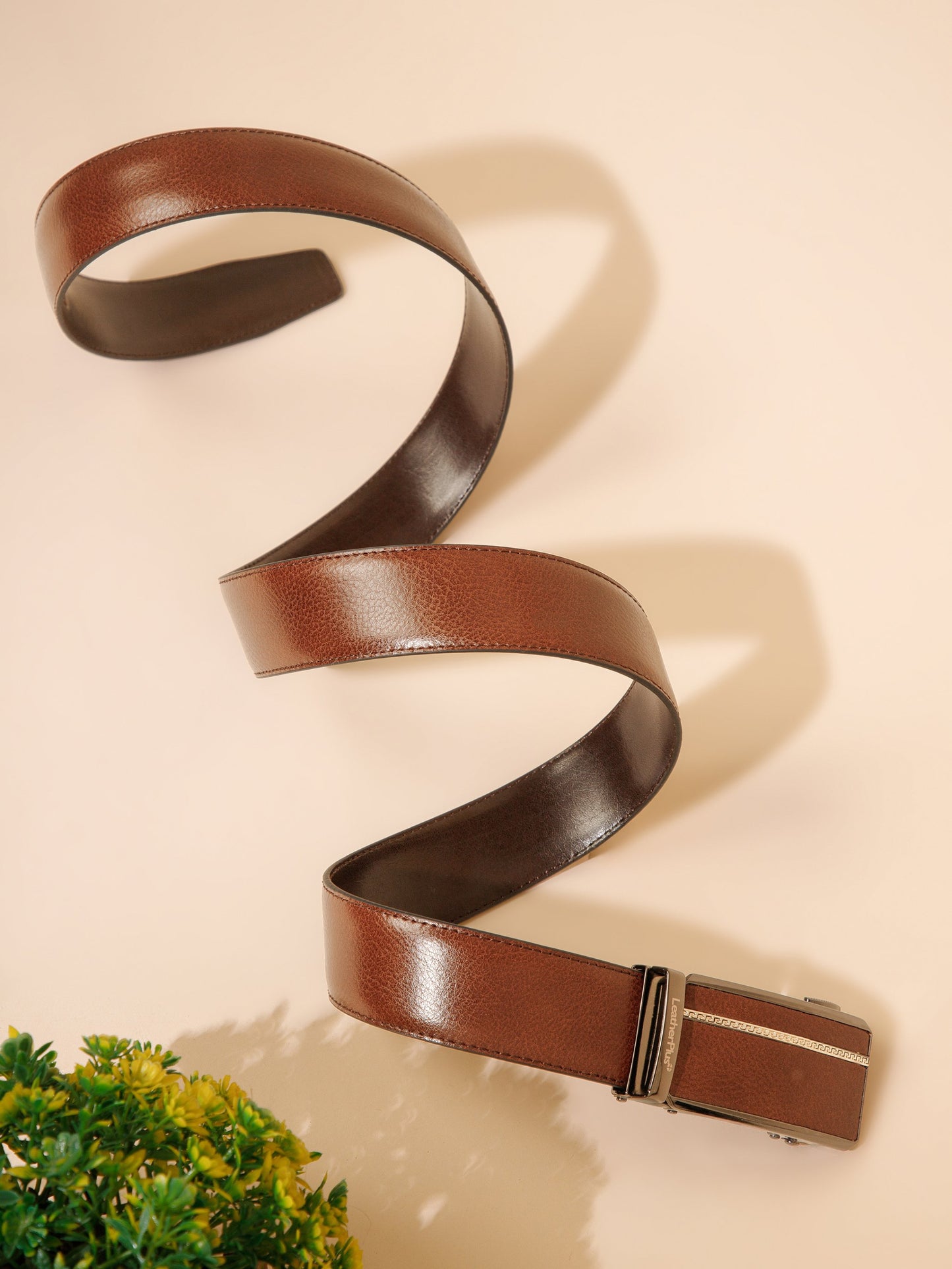 Men Autolock Belt AL-9711 Tan