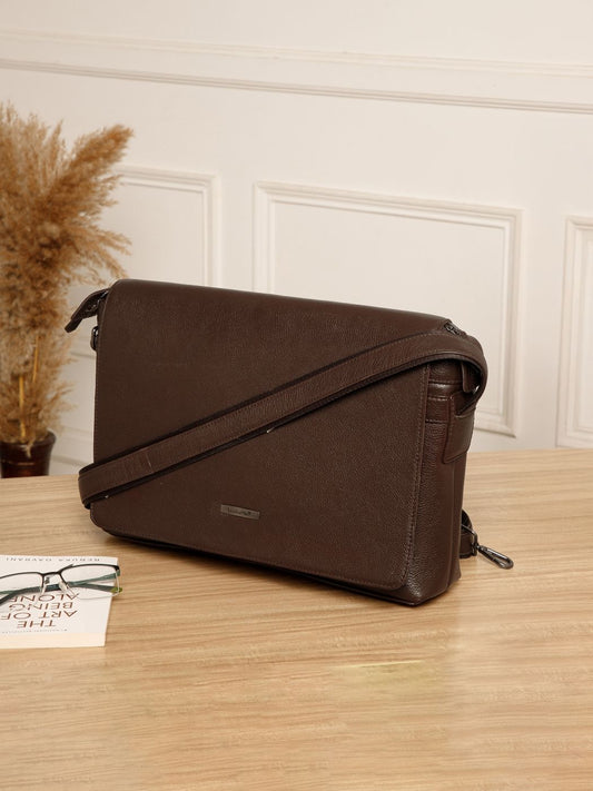 Flap Leather Laptop Bag  LT16-3001