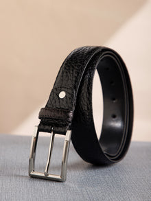 Plus Size Vintage Grain Autolock Leather Belt