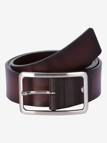 Natural Grain Leather Belt