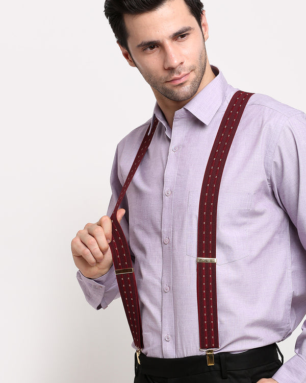 Maroon Highlight-Stripe