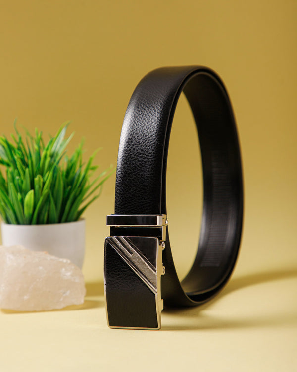 Pebble Grain Leather Belt