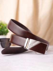 Men Autolock Belt XLAL-9107 B.N Brown