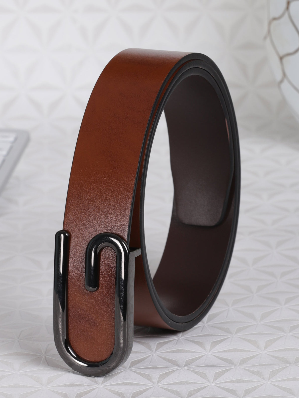 Men Casual Belt ST-5286 Tan