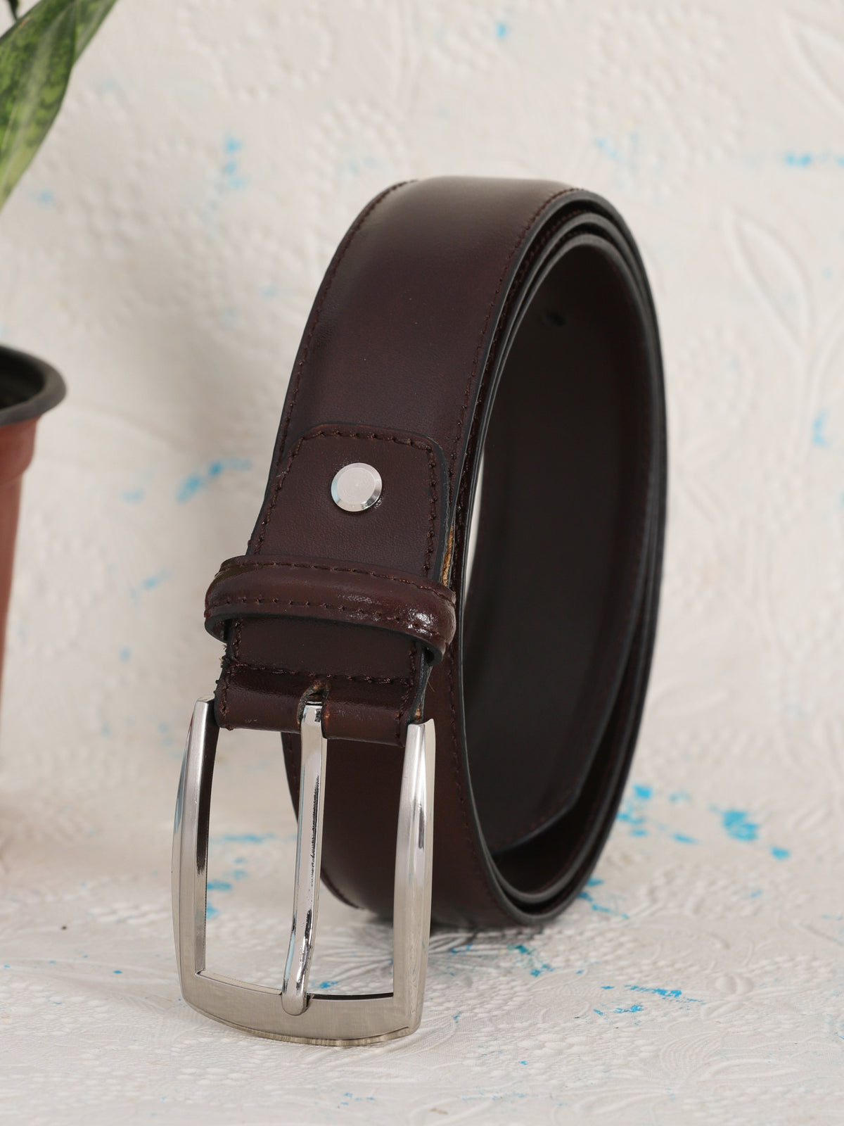 Classic Formal Leather Plus Size Belt
