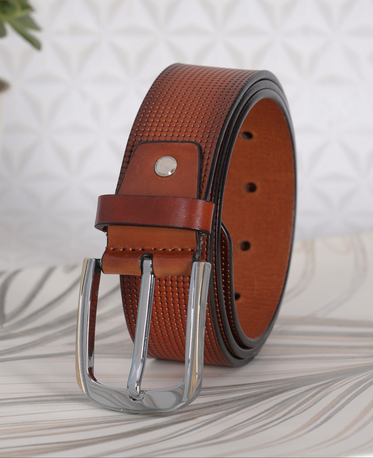 Crafted Men Belt CTFD-653 Tan