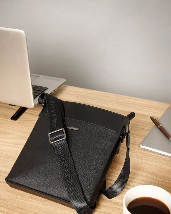 Saffiano Leather Sling Bag