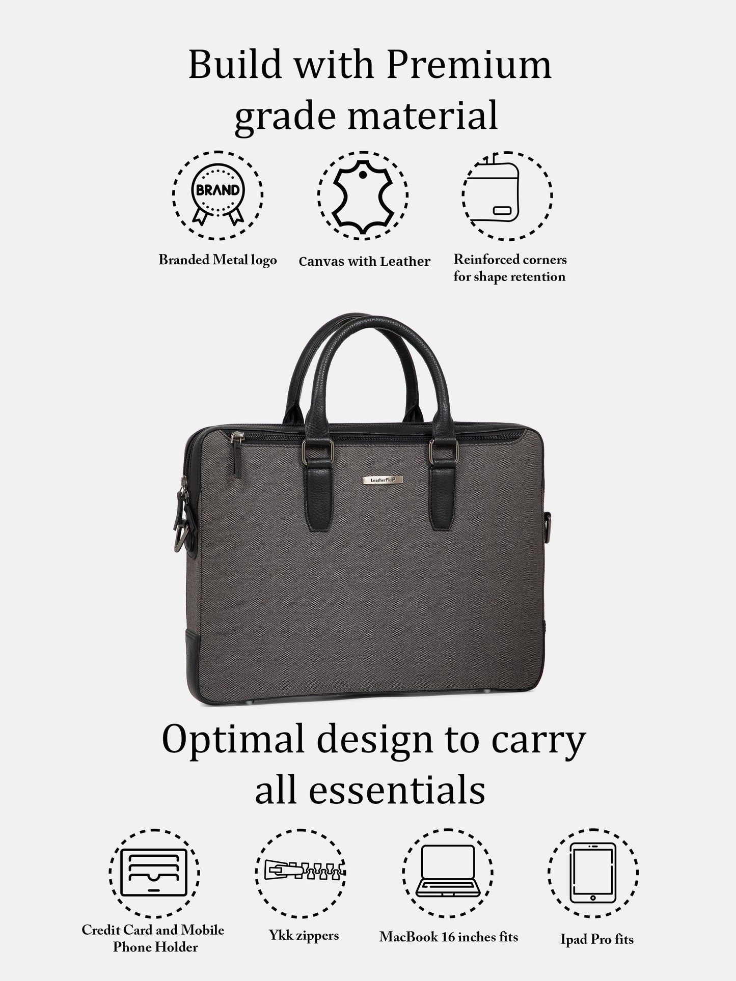 Leather Laptop Bag LT16-1001