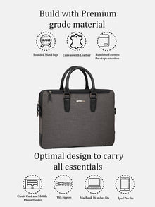Classic Leather Laptop Bag