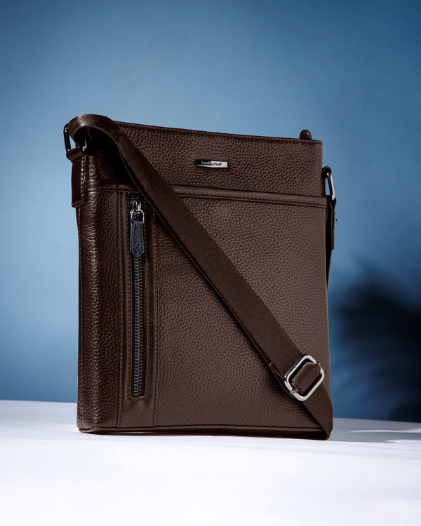 Milled Leather Sling Bag