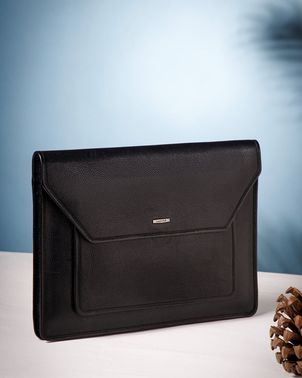 Natural Milled Leather Laptop Sleeve