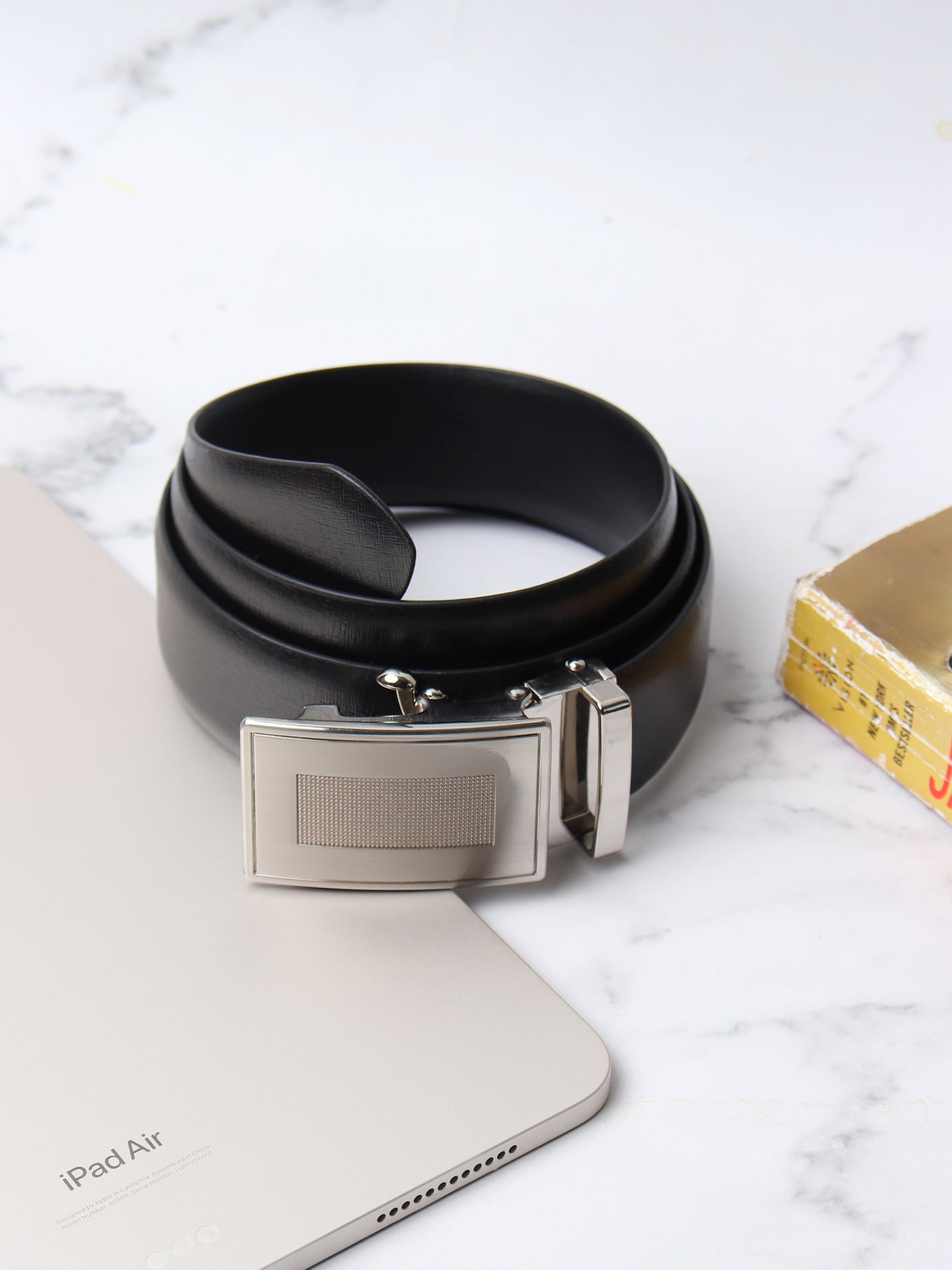 Men Autolock Belt XLAL-9072 Black