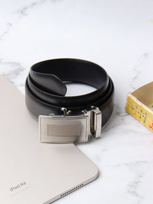 Plus Size Sleek Autolock Leather Belt