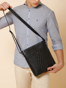 Quilted Leather Sling Bag