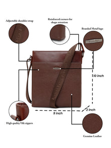 Saffiano Leather Sling Bag