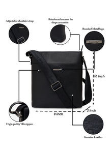 Saffiano Leather Sling Bag