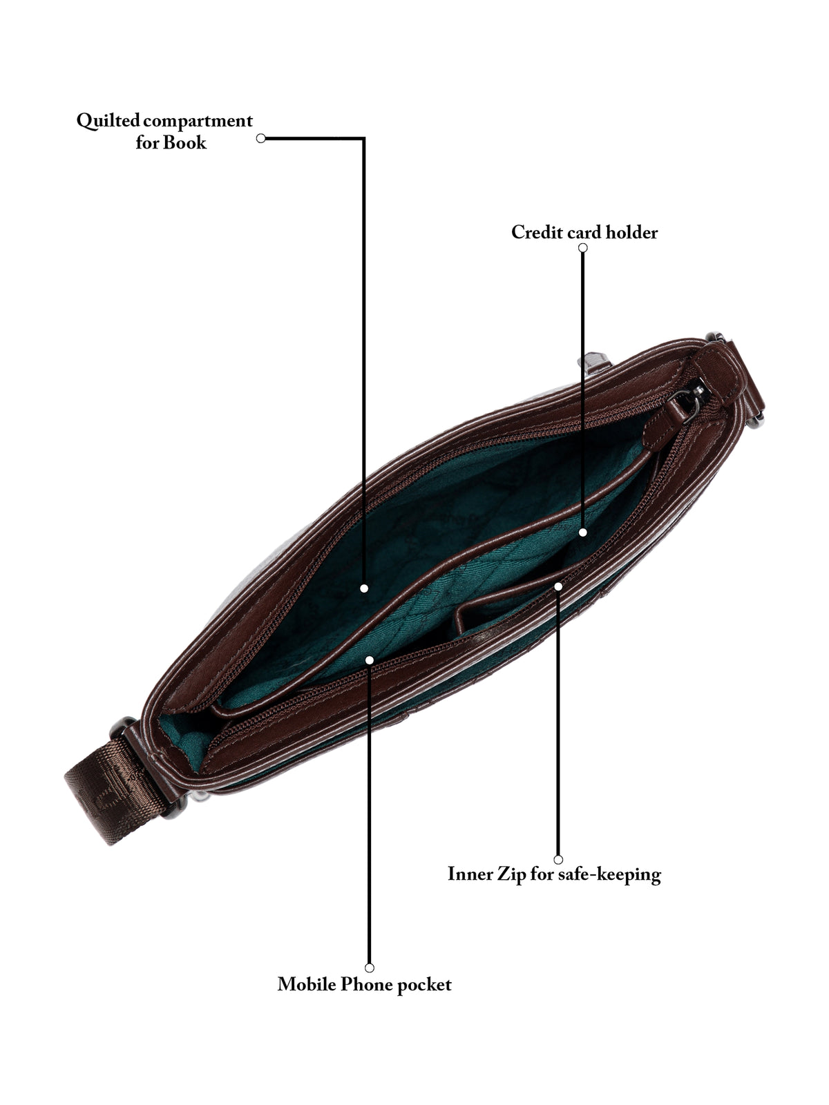 Quilted Leather Sling Bag