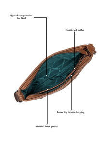 Milled Leather Sling Bag
