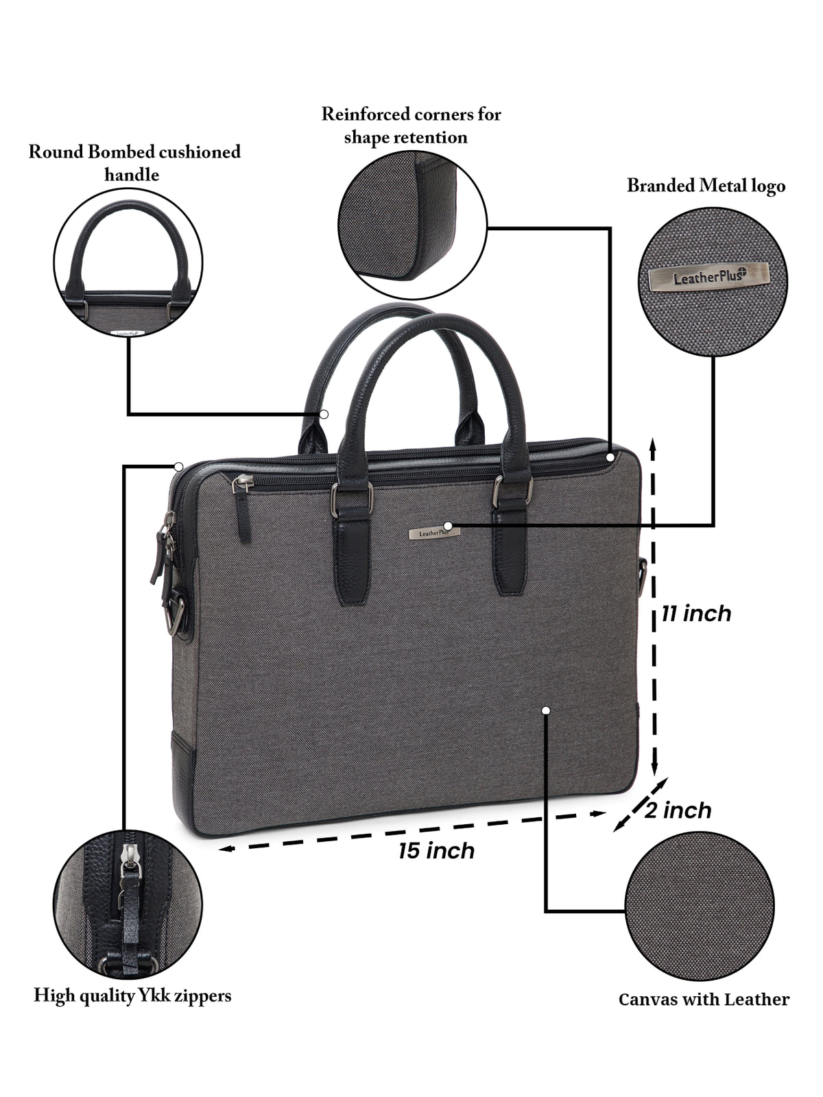 Classic Leather Laptop Bag