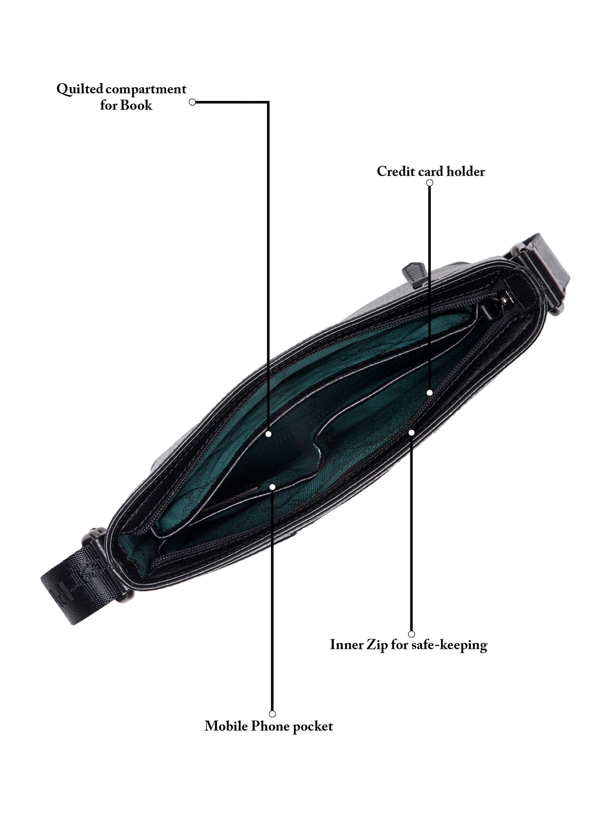 Quilted Leather Sling Bag