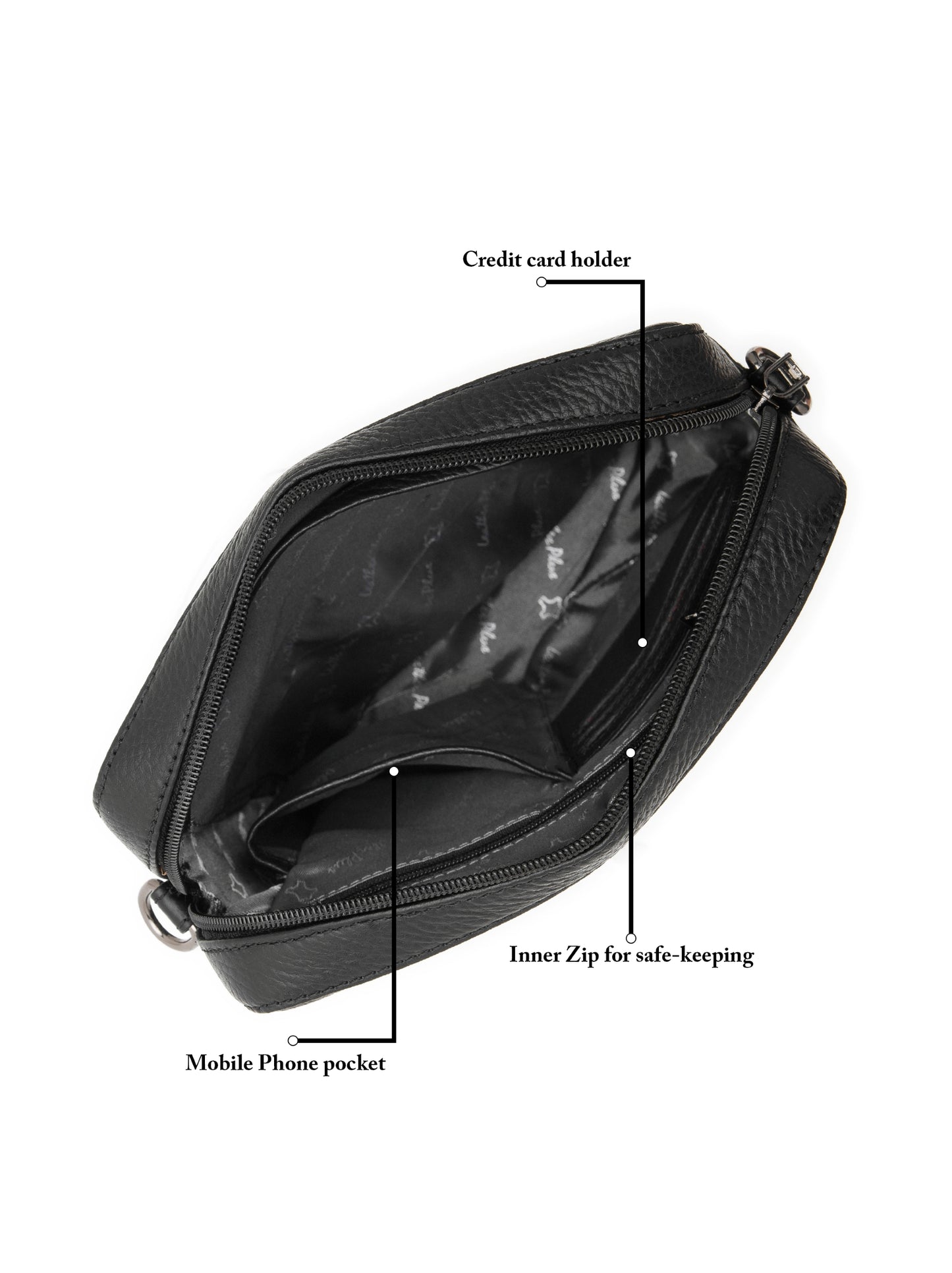 Urban Crossbody Men Sling Bag SGM-501 Black
