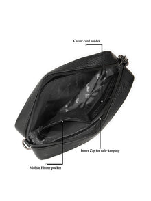 Urban Leather Crossbody Bag