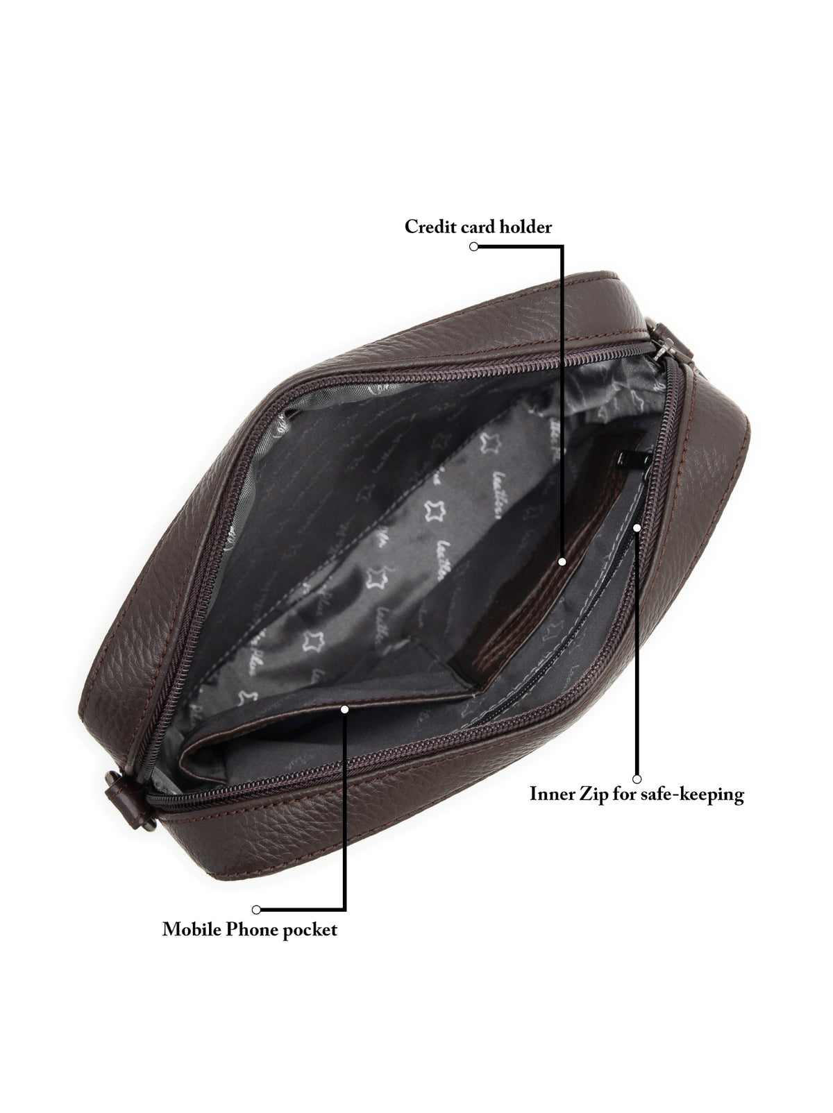 Urban Leather Crossbody Bag