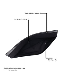 Slim Leather Laptop Sleeve